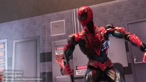 Epic Spider-Man vs Venom Stop Motion Fight
