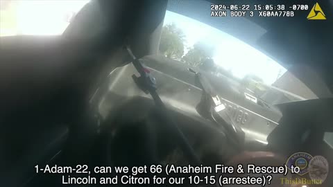 Anaheim police release bodycam video after naked man dies while in their custody