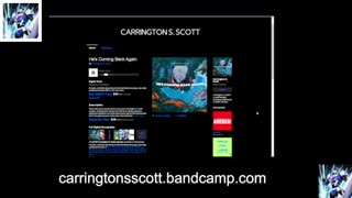 Listening to Carrington S. Scott music