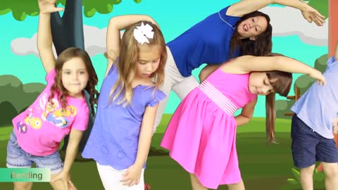 Exercise song for children | Bouncing Up and Down (Official Video) Fast and Slow Actions