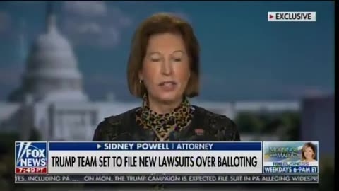 Sidney Powell - Says they've Identified 450,000 illegal Ballots