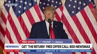 TRUMP: "We will abolish every Biden covid mandate and rehire every patriot