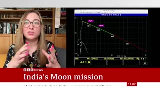 India moon mission rocket blasts into space - BBC News