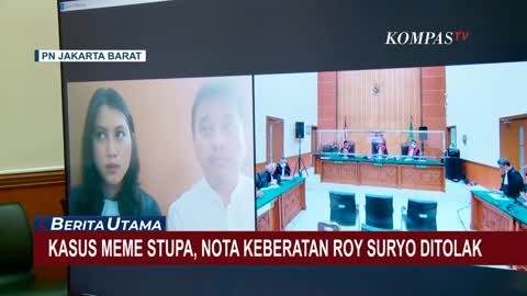 Kasus Meme Stupa, Nota Keberatan Roy Suryo Ditolak oleh Majelis Hakim PN Jakbar!