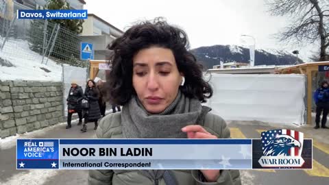 NOOR BIN LADEN REPORTS ON THE WEF MEETINGS FROM DAVOS