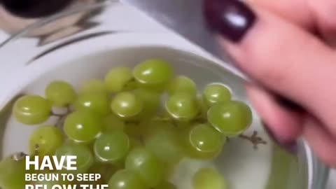 Do not eat Apples and Grapes uncleaned