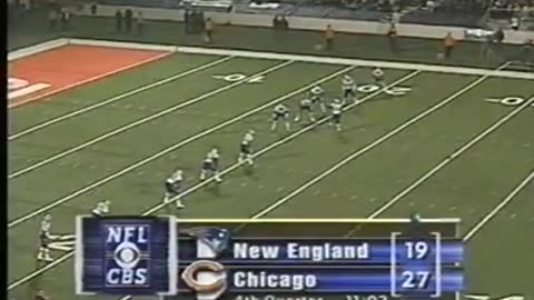 2002-11-10 New England Patriots vs Chicago Bears