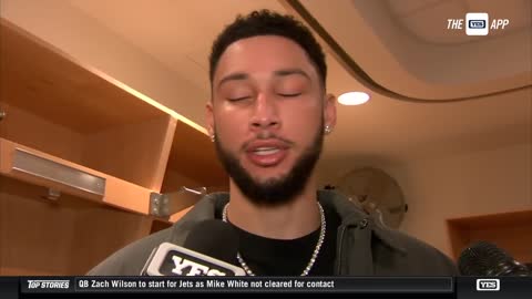 Ben Simmons post game interview!