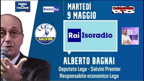 🔴 On. Alberto Bagnai a "Ben...detto!" su Isoradio: il nuovo "Patto di Stabilità" (09/05/2023).