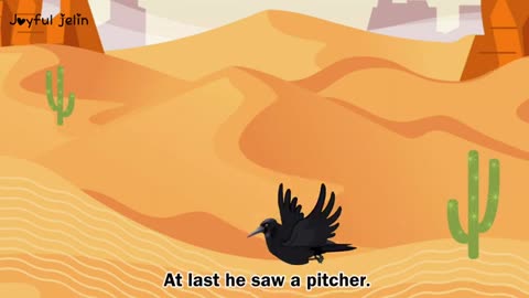 Thirsty Crow Story in English Story for Nursery