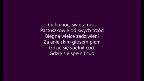 Cicha noc (tekst)