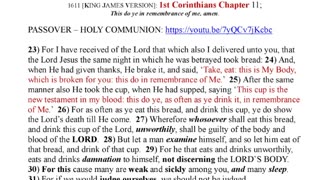 PASSOVER – HOLY COMMUNION: April 5, 2023