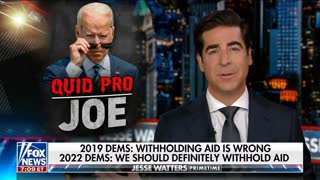 Joe Biden Is Currently Doing What The Dems Impeached Donald Trump For - Jesse Watters