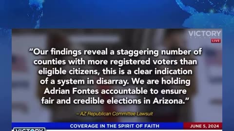 Arizona-Over 500 thousand illegal voters on arizona voter rolls