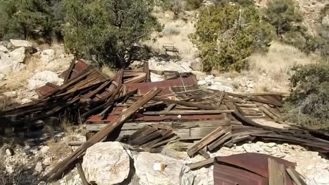 1870s Mine Camp In Mojave National Preserve Tin Camp, Stone Camp, Sagamore Mine, Rappel Down Shaft
