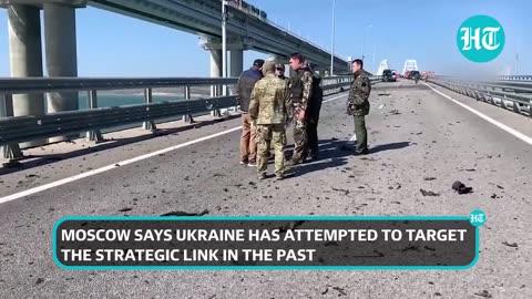 Ukraine Special Services Behind Crimea Bridge Attack? Russia Says ‘Sea Surface Drones Hit Bridge’