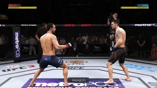 PS4 bot Luke Rockhold vs user Chris Weidman