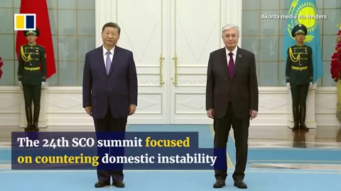 Xi and Putin meet in Kazakhstan.mp4