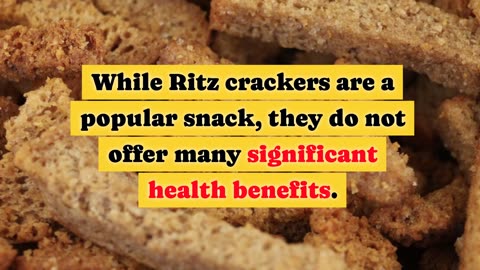 Ritz ingredients and health benefits