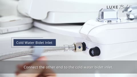 LUXE Bidet NEO 120 - Self-Cleaning Nozzle, Fresh Water