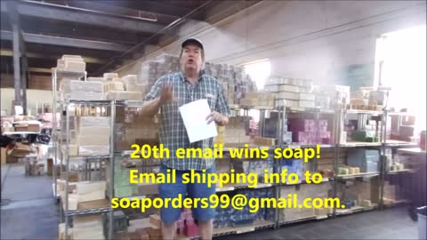 BIG GIVEAWAY - The Soap Guy - Handmade Soap Loaves - Bath Bombs - Wholesale Soap
