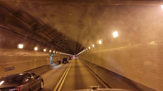 DRIVING THROUGH FORT PITT TUNNEL IN PITTSBURGH PA