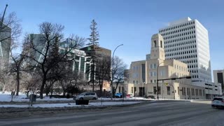 Walking in Regina, February 28, 2024: A chilly walk downtown