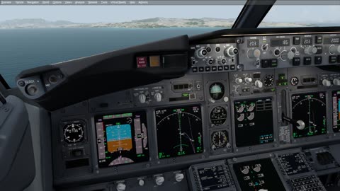 Skiathos LGSK approach and landing Condor IVAO P3D 737-800