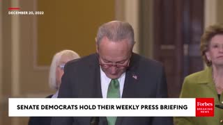 Reporter Stumps Schumer on 4,100 Page Omnibus Budget Bill