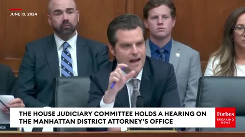 Matt Gaetz Withdraws Bragg Motion After Talk With Jordan, Nadler