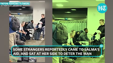 Muslim woman at American Airport harassed by man Called Terrorist