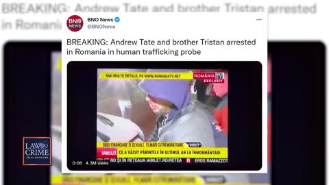 Influencer Andrew Tate Arrested on Sex-Trafficking Allegations in Romania, Reports Say