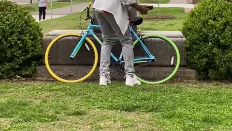 BIKE THIEF CAUGHT IN THE ACT shorts pranks.