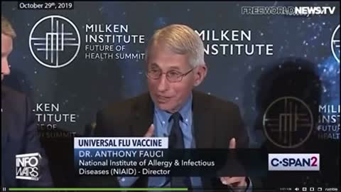 Fauci, HHS in 2019 Plotting “Disruptive” New Outbreak in “China Somewhere” to “Blow the System Up” and Enforce Universal mRNA Vaccination