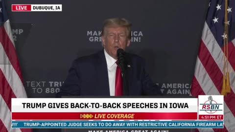 Donald Trump Speech at Dubuque, Iowa - September 20, 2023