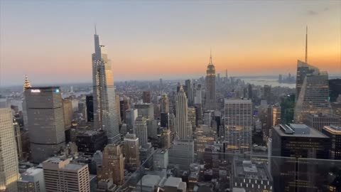 On Top of the Rock! Beautiful view of New York City|NYC 47