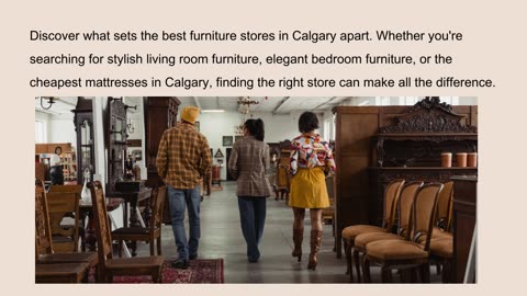 What Makes the Best Furniture Stores In Calgary Stand Out