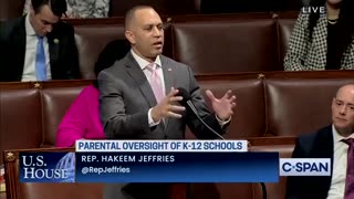 Rep. Hakeem Jeffries: “Extreme MAGA Republicans don’t want the children of America to learn about the Holocaust.”