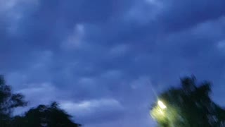 Night driving. Hamble. Speedlapse