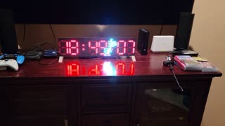 RGB LED Matrix Clock