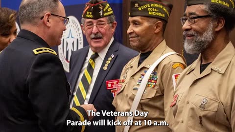 Many events are taking place over the weekend celebrating Veterans Day.