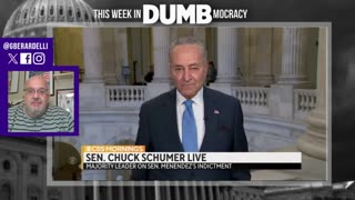 This Week in DUMBmocracy: WHERE DOES HE STAND? Schumer Avoids Menendez Resignation Questions!