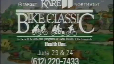 June 7, 1990 - Promo for KARE Bike Classic & CD Changer Commercial