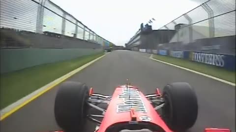 Michael Schumacher Onboard Melbourne 2005