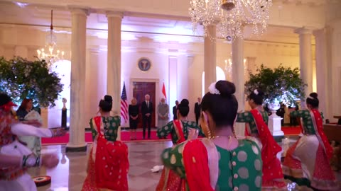Special moments from PM Modi_s warm welcome at the White House