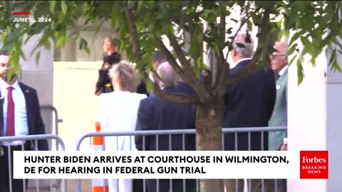 BREAKING NEWS: Hunter Biden Arrives At Federal Court For Gun Trial In Wilmington, DE