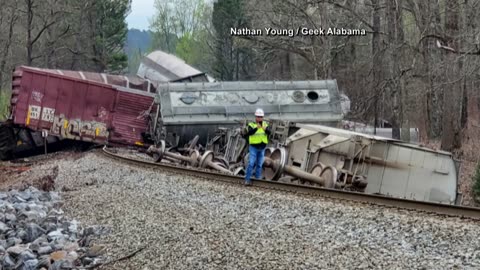 HCNN - VIDEO | Alabama Train Derailment: Norfolk Southern train derails hours before CEO testifies