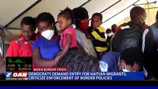 Democrats demand entry for Haitian migrants, criticize enforcement of border policies