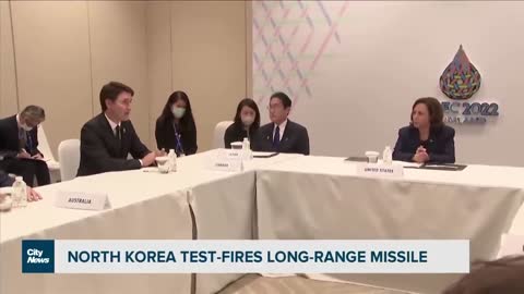 North Korea test-fires long-range missile