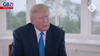 Trump on Biden not coming to the King's coronation